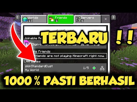 How to combine mabar multiplayer playing together in minecraft !!// 100% SUCCESSFUL
