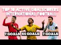 View 22 Top International Goal Scorers Active