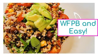 Mouthwatering WFPB Quinoa & Black Bean Salad | Easy & Healthy Recipe