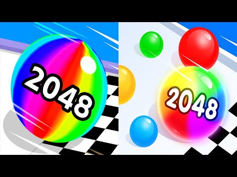 Ball Run 2048 VS 2048 Amaze Balls Android iOS Gameplay Level 21-30
