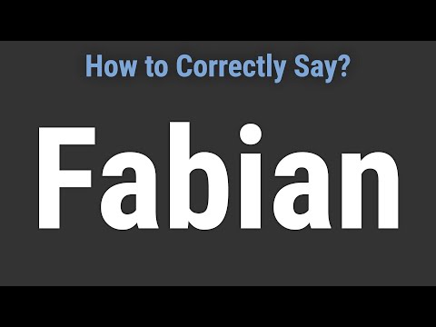 How to Pronounce Name Fabian (Correctly!)