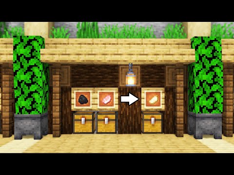 Minecraft HIDDEN Super Smelter Tutorial