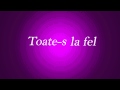 Parasitii-Toate-s la fel animatie refren 