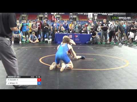 Junior FS 126 Round of 128 - Paul Konrath (IN) vs. JJ Wilson (PA)