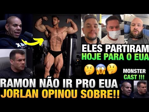 JORLAN MANDA A REAL SOBRE RAMON NÃO TER IDO PARA OS ESTADOS UNIDOS - CARIANI E PACHOLOK FORAM HOJE