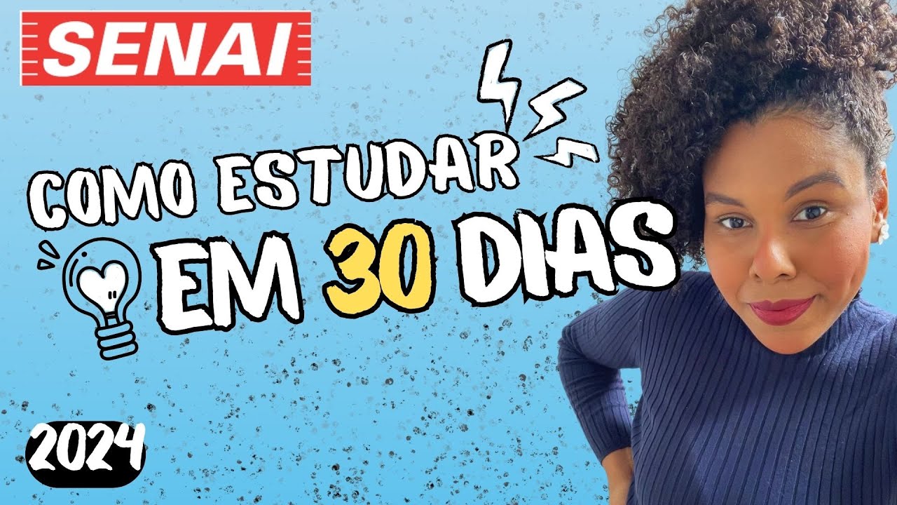COMO PASSAR NO SENAI ESTUDANDO EM MENOS DE 1 MÊS - SENAI 2024