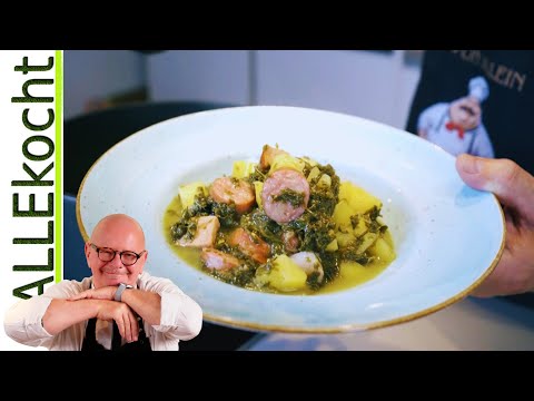 Grünkohl Rezept von Oma, den Grünkohl als Eintopf zubereiten. ONE POT