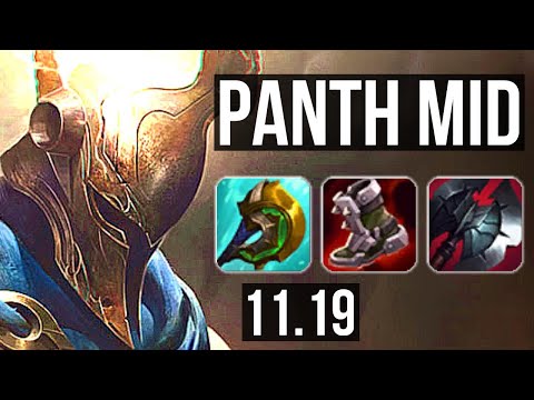 PANTHEON vs TRISTANA (MID) | 7/1/7, 68% winrate | NA Challenger | v11.19