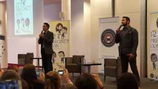 Seamus Dever &amp; Jon Huertas singing &quot;Agony&quot; at 12th Precinct Con in Dresden