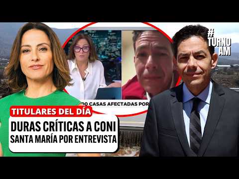 "Me parece INSULTANTE": Gobernador de Coquimbo RESPONDE a Coni Santa María por TEMPORAL | #TurnoAM