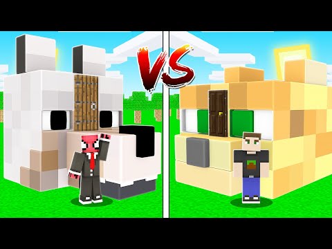 KÖPEK EV VS KEDİ EV! 🐶🐈 - Minecraft
