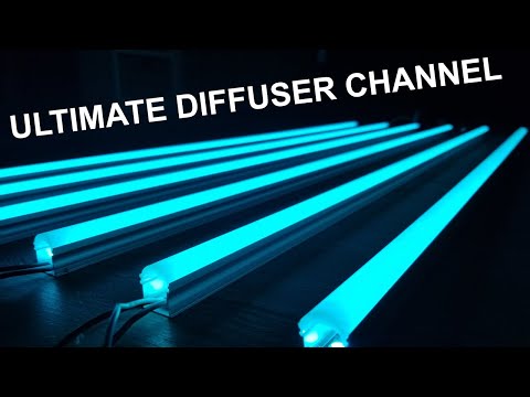 NO HOTSPOTS - Best Diffuser Channel  - LED Light Strip Diffuser