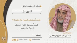 كيف تستدفع العين إذا وقعت؟ | فضيلة الشيخ صالح آل الشيخ image