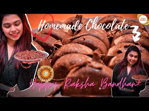 Homemade Chocolate Recipe/How to Make Chocolate/Raksha Bandhan Recipe/Rakhi Special Recipe