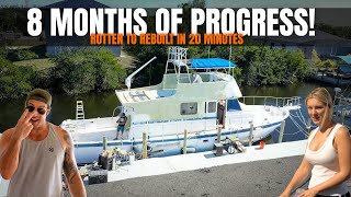 Taking Expedition Trawler from Wrecked & Rotten to Rebuilt!