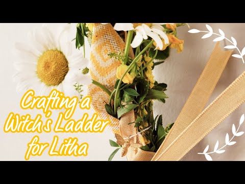 Crafting a Witch's Ladder for Litha | A witchCRAFT to Celebrate the Summer Solstice  ☀️🌼🐝💛