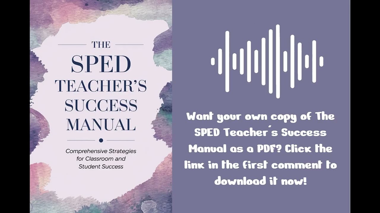 The SPED Teacher's Success Manual: Get Your PDF Guide Now!