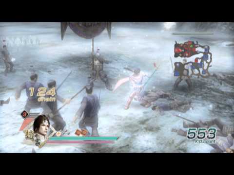 Dynasty Warriors 6 Battle of Hu Lao Gate Zhao Yun  Gameplay