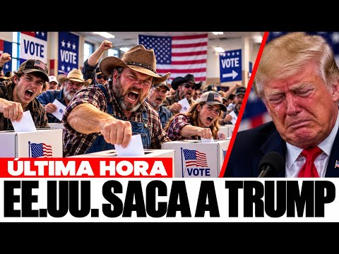 Estadounidenses votan en masa para sacar a Donald Trump 