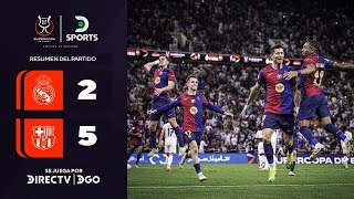 #BARCELONA CAMPEÓN, GOLEÓ en una FINAL HISTÓRICA a #REALMADRID | Real Madrid 2–5 Barcelona | Resumen