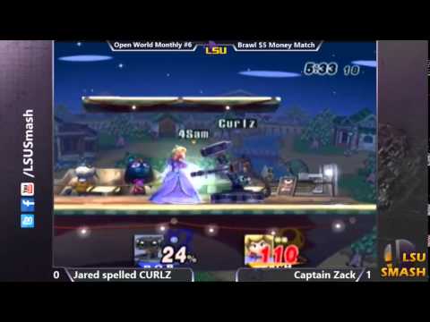 Open World Monthly #6 - Curlz vs. Captain Zack - Super Smash Bros. Brawl