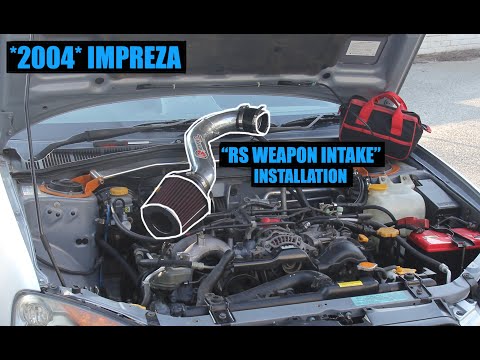 2004 Impreza "RS Weapon Intake" Installation