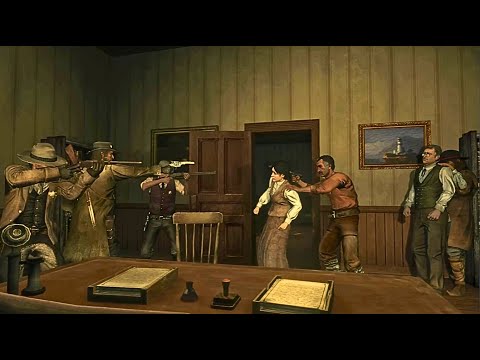 John Marston meets Dutch Van Der Linde for the first time since the events of RDR2...
