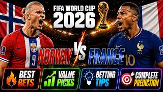 Norway vs France Betting Odds, Preview & Prediction | FIFA World Cup Group F, Best Odds & Picks 🏆