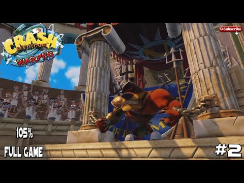 Crash Bandicoot 3 105% Walkthrough - #2 (PS4) No Commentary