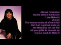You Can Make It by Shirley Caesar (Lyric Video)