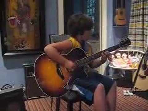 9 year old boy genius guitar player