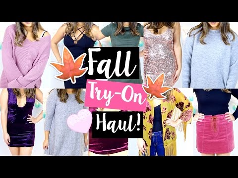 TRY-ON FALL CLOTHING HAUL 2016! Video