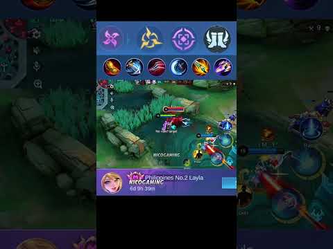 Top Global Layla Best Build & Emblem 2025 mobile legends #mobilelegends #mlbbcreator #mlbballstar