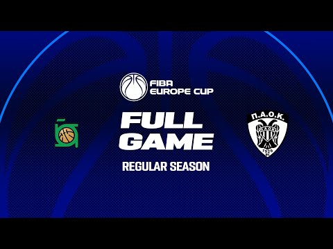 Regular Season | BC Trepca v PAOK BC | Full Basketball Game | FIBA Europe Cup 2025-26