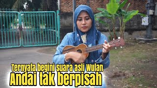 Download lagu A million people were shocked, it turns out this is Wulan's real voice, a busker without editing,... mp3