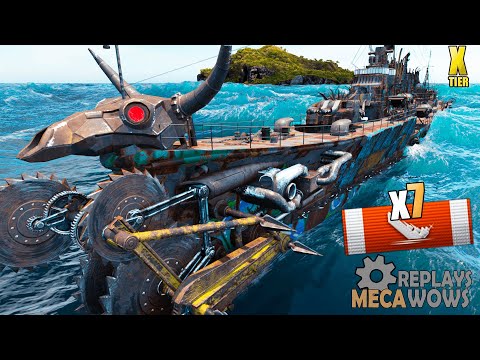 Shimakaze | 7 Kills 157K Damage | World of Warships Gameplay 4k