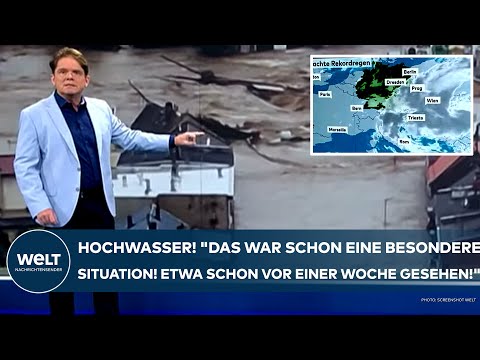 HOCHWASSER: Rekordregen? "Das war schon eine besondere Situation! Schon vor einer Woche gesehen!"