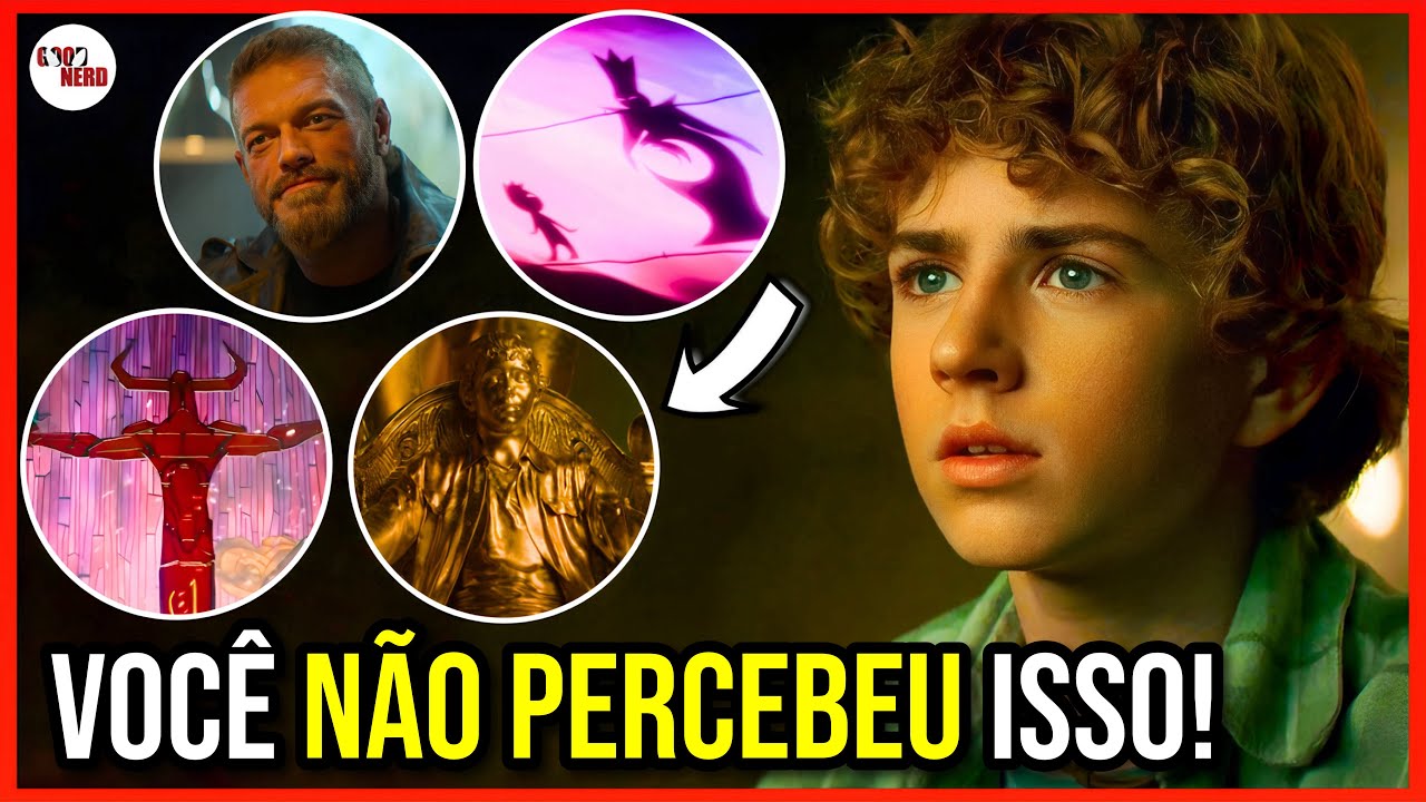 30 DETALHES QUE VOCÊ PERDEU EM PERCY JACKSON 1X05! - PASSADO DO HEFESTO, CRONOS, EDGE COMO ARES...