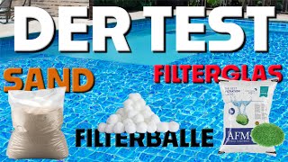 Filterbälle vs Filtersand vs Filterglas Pool Filtermedien im Vergleich 2023