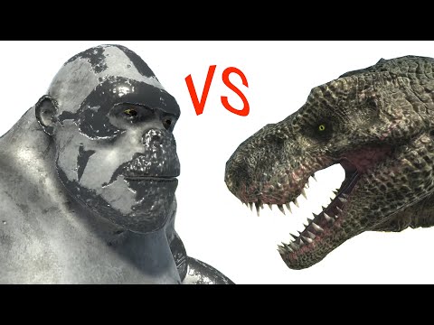 Long Battle 1vs1 ARBS｜ Goro VS T-Rex  --  Animal Revolt Battle Simulator