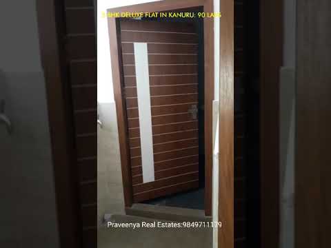 Vijayawada Kanuru: 3 Bhk New Deluxe Fully Furniture East Flat For Sale 90 Laks; 9849711179