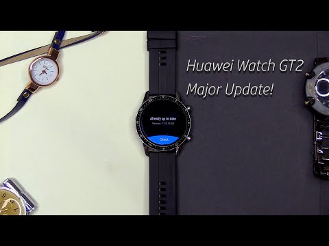 Image for YouTube video with title Huawei Watch GT2 Major software update. All the new features! viewable on the following URL https://youtu.be/1SQ7YqlcaVY