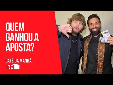 Houve dinheiro em jogo! Quem ganhou a aposta? James Arthur ou Rodrigo Gomes? - RFM