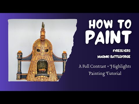 How to Paint - Fyreslayers Magmic Battleforge - A Contrast Painting Tutorial 