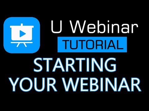 U Webinar Tutorial - How to start a webinar and import your PowerPoint file