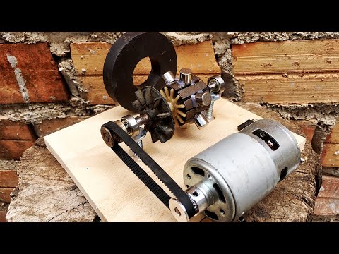 New Electrical Free Energy Generator Working 100% Self Running By DC Motor 775