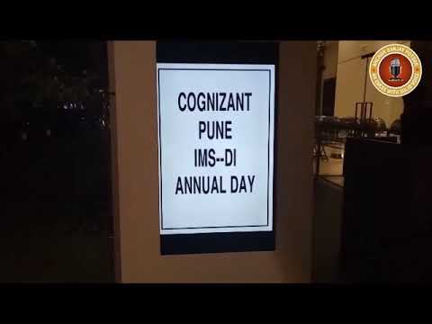 SANJAY POTDAR Anchor Sanjay Hosting Cognizant Annual Day