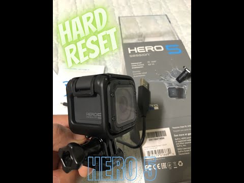 GO PRO HERO 5 SESSION -HARD RESET/FACTORY RESET