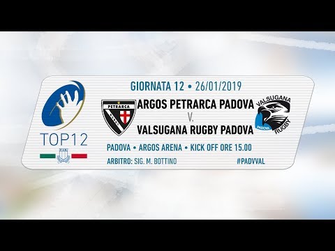 TOP12 2018/19, Giornata 12 - Argos Petrarca Padova v Valsugana Rugby Padova
