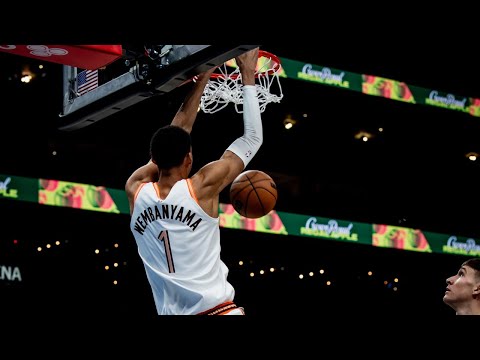 Highlights: Victor Wembanyama's 26 PTS, 13 REB, 5 BLK vs Atlanta | 2023-24 San Antonio Spurs